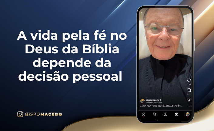 A Vida Pela F No Deus Da B Blia Depende Da Decis O Pessoal Universal