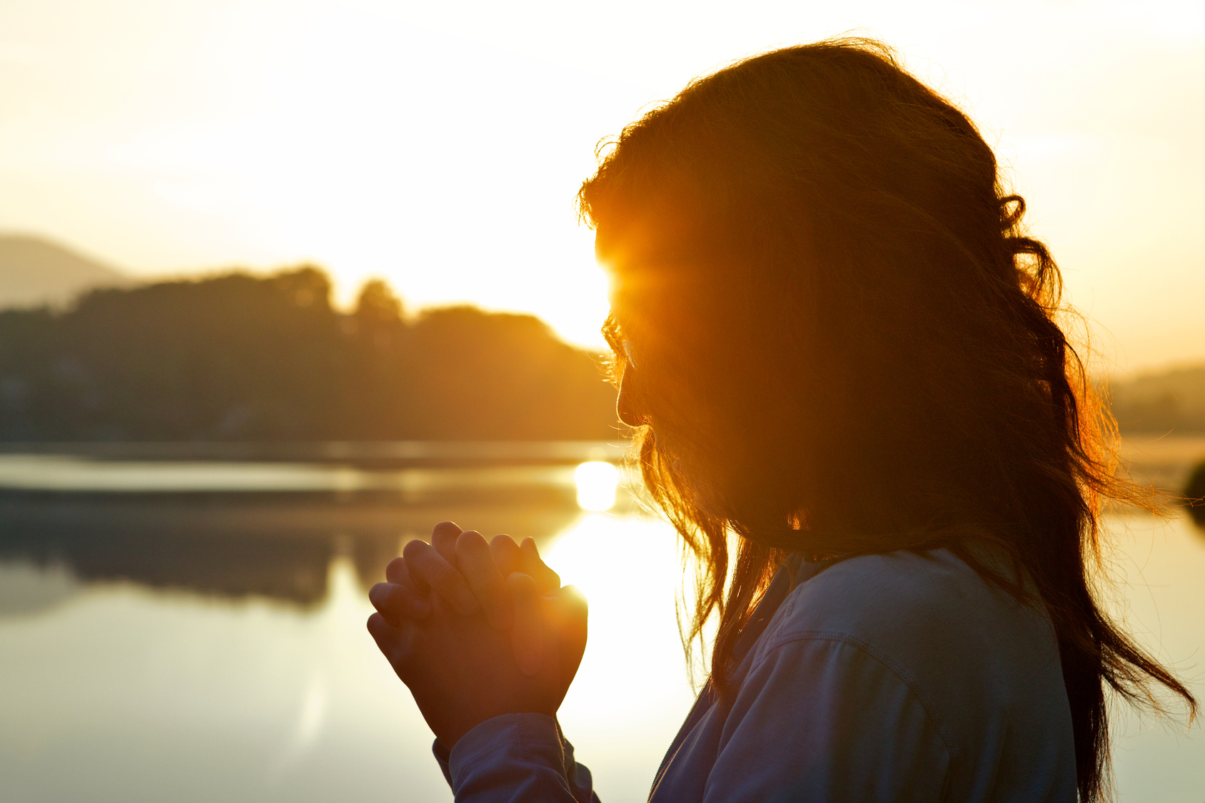 Woman in prayer