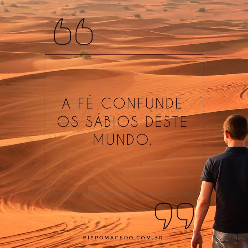 Homem no deserto