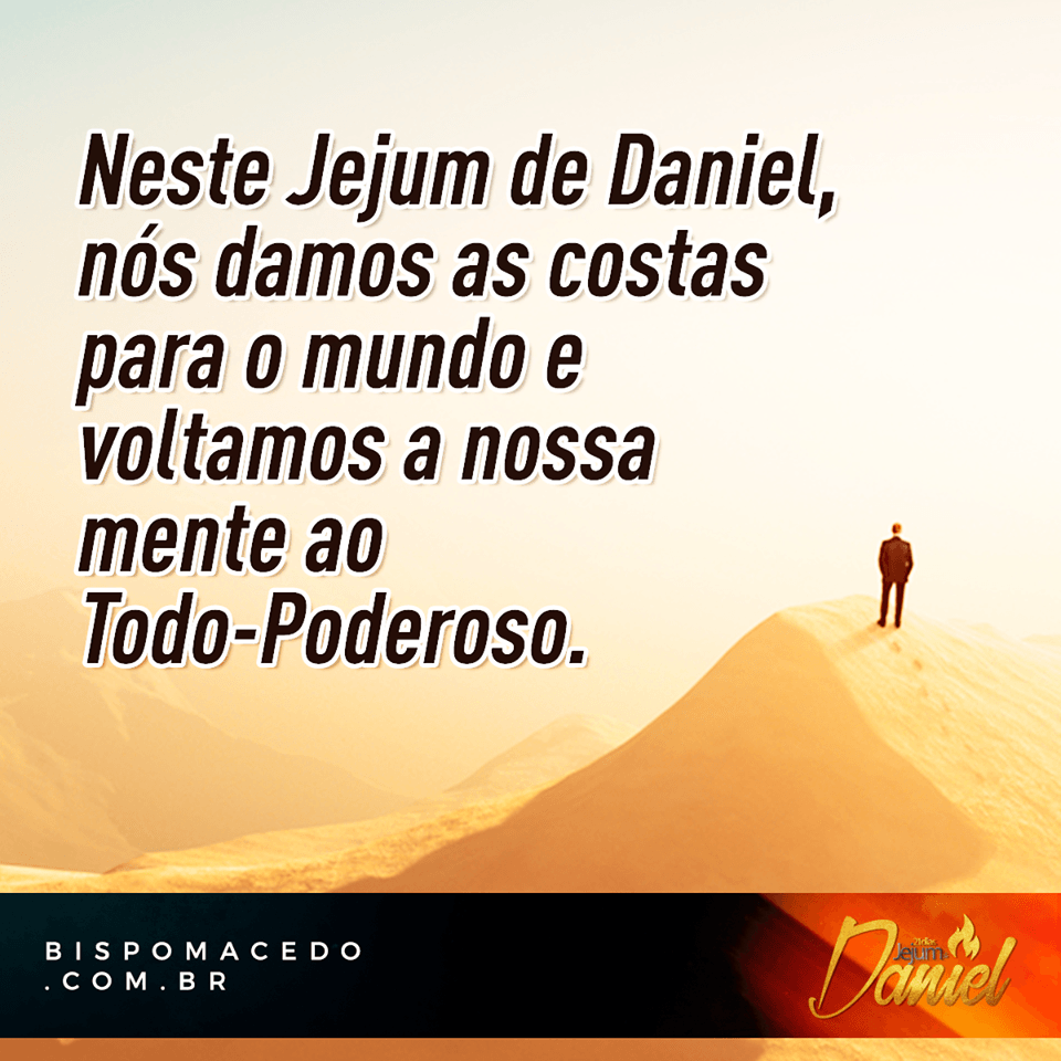 Especial Jejum de Daniel – Homem nas dunas do deserto