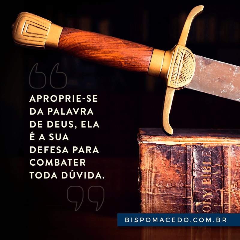 Espada sobre a Bíblia Sagrada