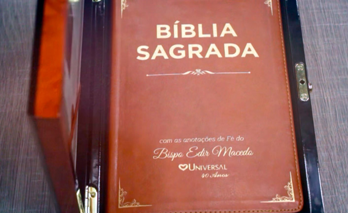 Imagem de capa - Bíblia Sagrada com as anotações de fé do Bispo Macedo