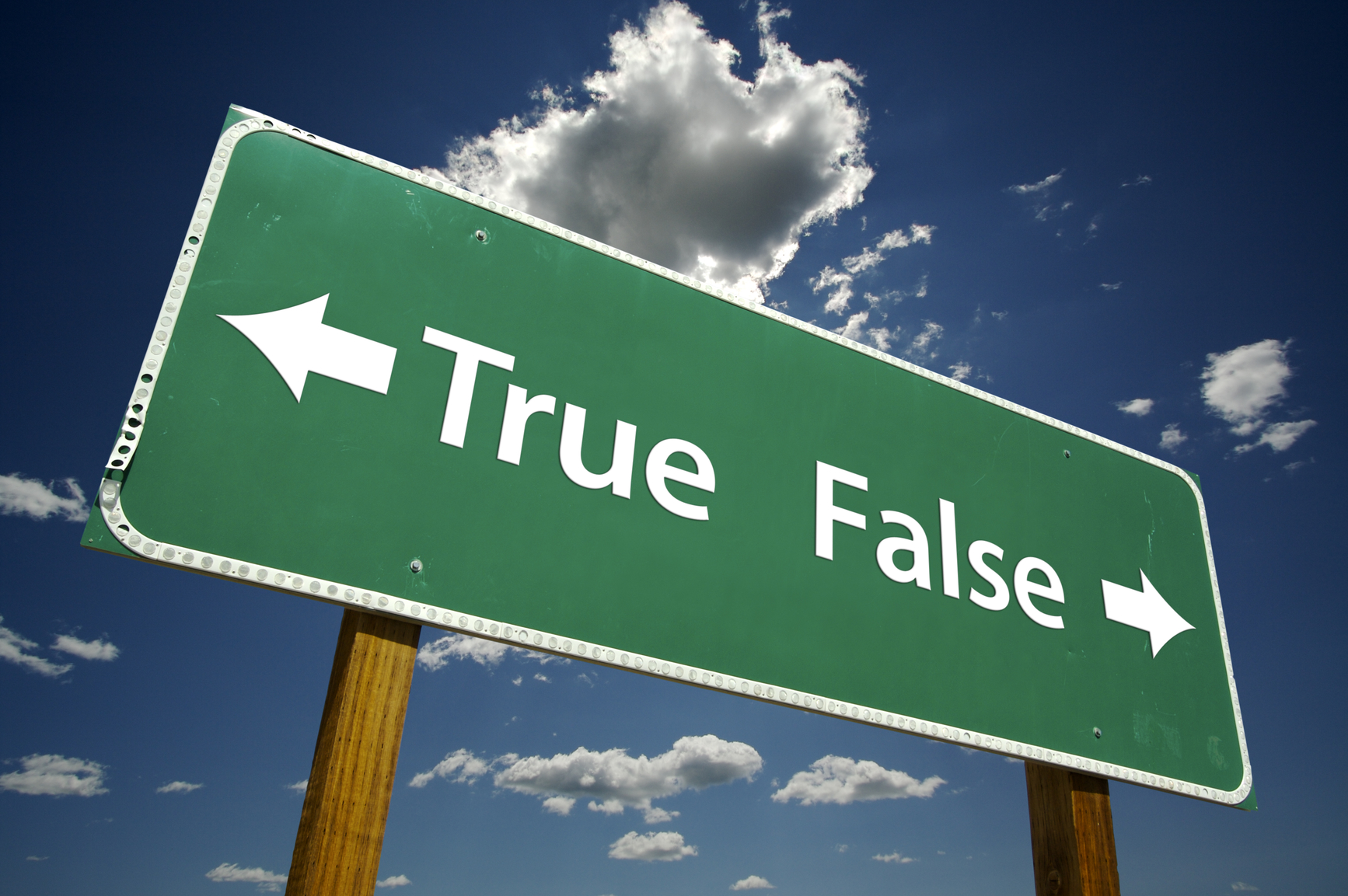 Imagem de capa - True or False?