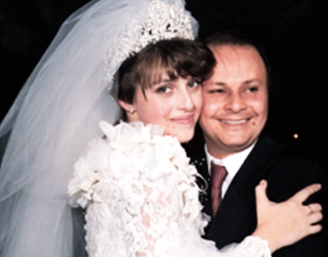imagem - 1991 - Le mariage de sa fille Cristiane