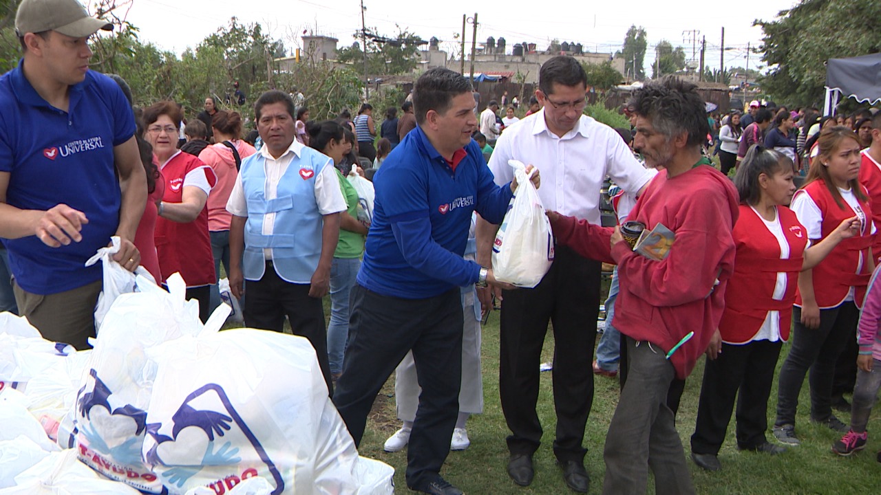 Imagem de capa - Programa social da Universal doa mais de 200 toneladas de alimentos no México