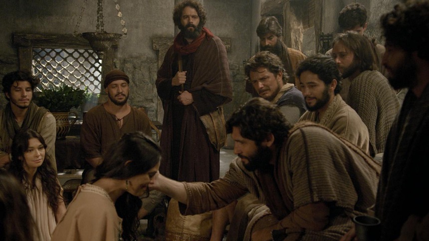 Imagem de capa - Betânia lava os pés de Jesus com nardo e enxuga com seus cabelos