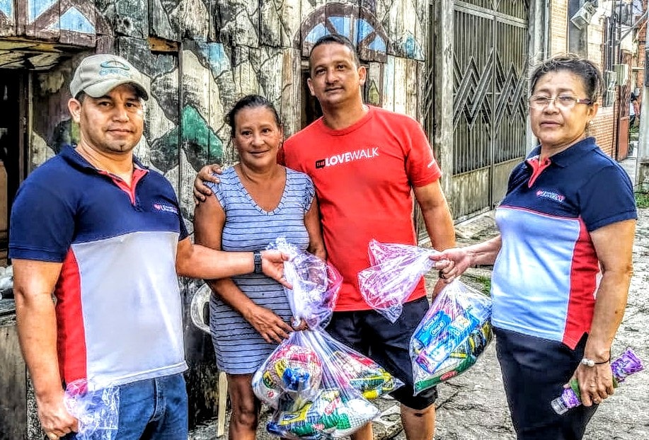 Imagem de capa - Voluntários da EVG ajudam vítimas de incêndio no Pará