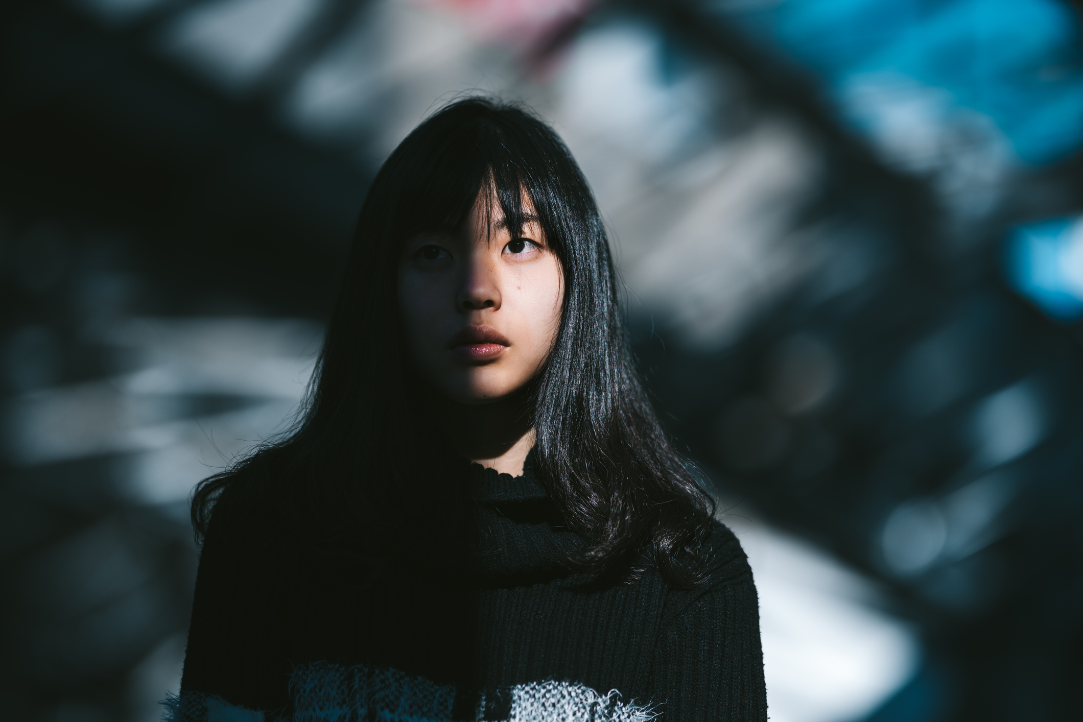 Portrait of young Asian woman