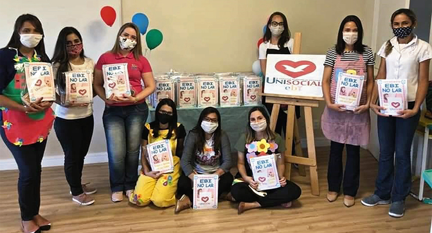 Imagem de capa - Educadoras da EBI realizaram ação especial  em Praia Grande