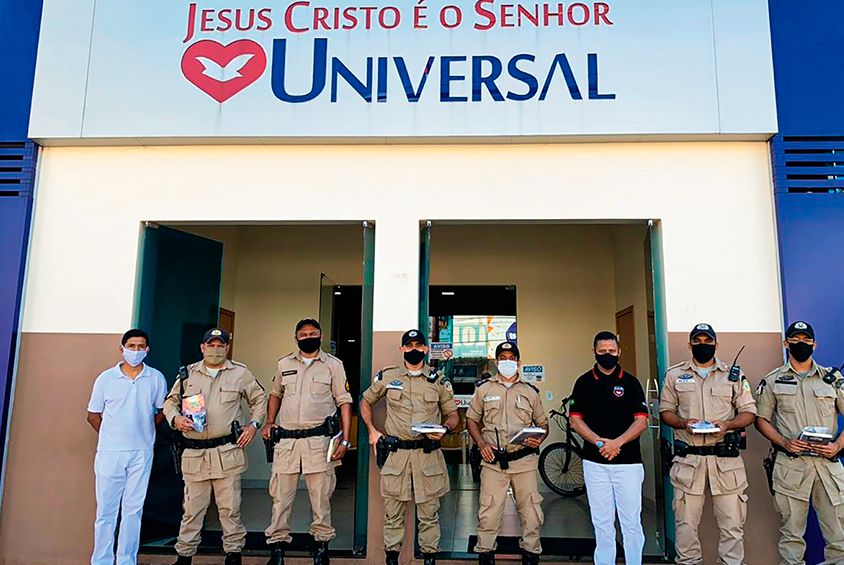 Imagem de capa - Policiais recebem máscaras e álcool em gel no Tocantins