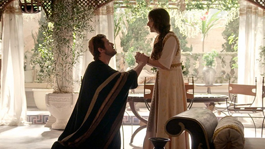 Imagem de capa - Jesus: Pilatos autoriza Tiago Justo e Deborah se casarem nos jardins do palácio