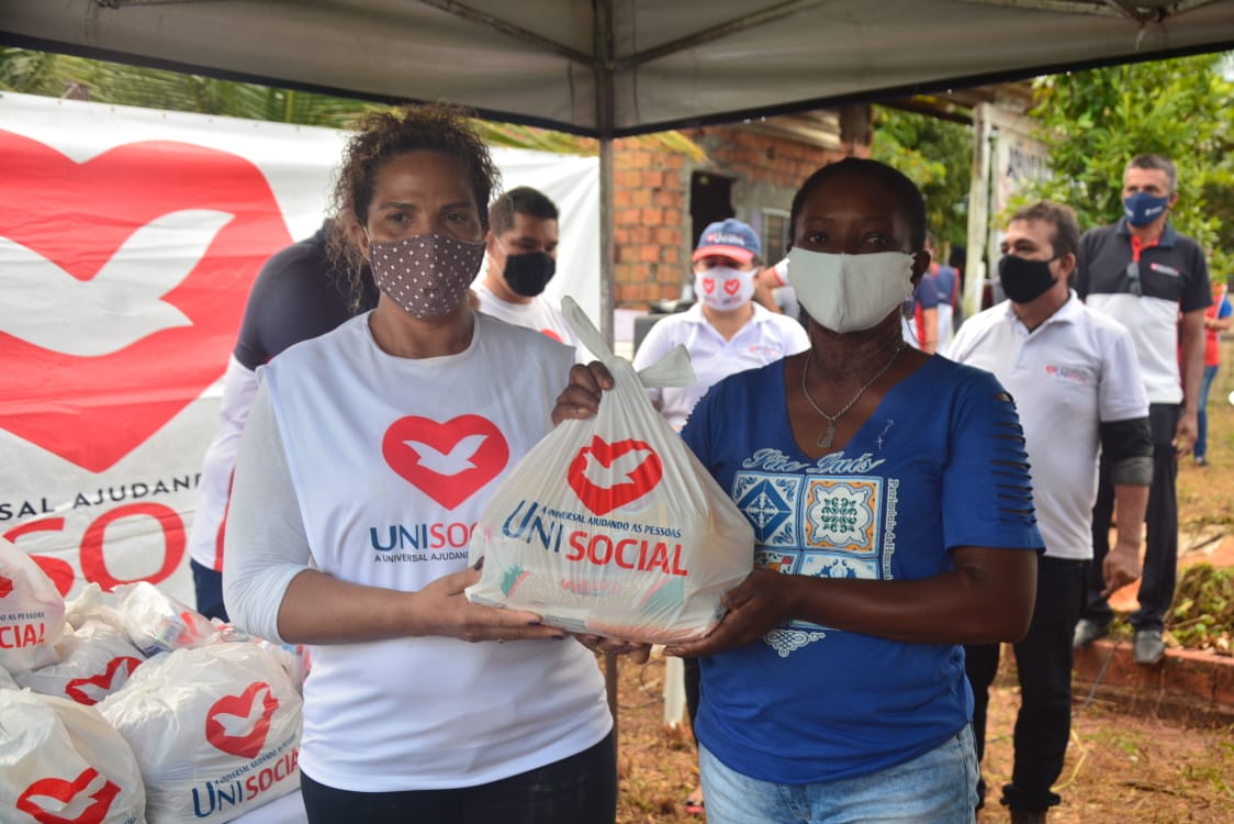 Imagem de capa - Voluntários levam auxílio às famílias de comunidade em Ananindeua, no Pará 
