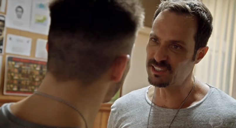 Cesar discute com Dudu_Novela Apocalipse