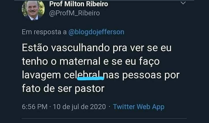 ministro da educação