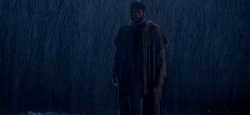 Imagem de capa - Jesus anda sobre as águas durante tempestade em alto mar