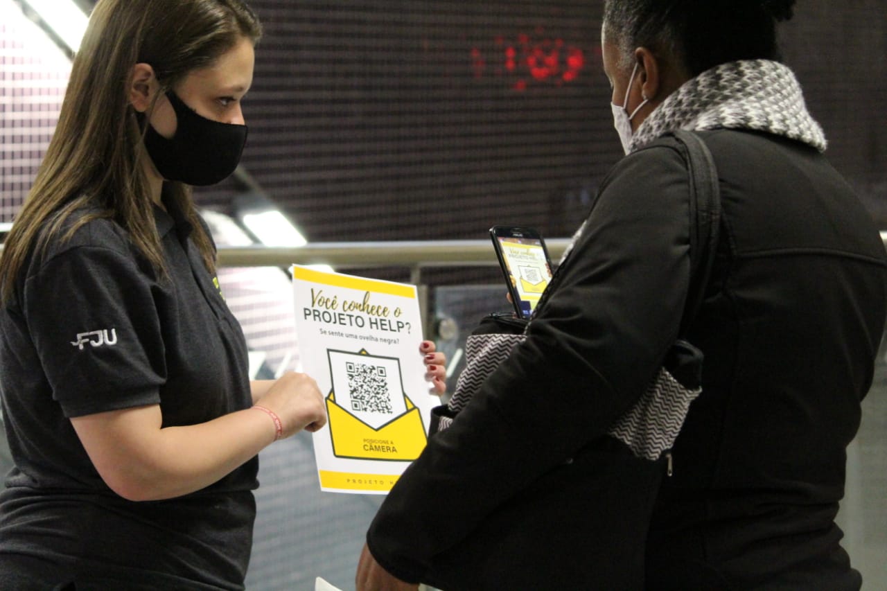 Imagem de capa - Campanha 'Vida Sobre Trilhos' vai às estações do Metrô para evitar suicídios