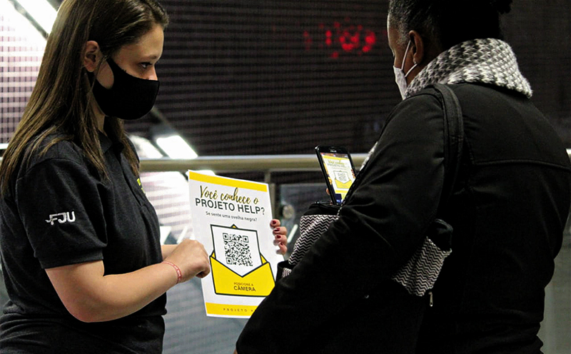 Imagem de capa - Campanha Vida Sobre Trilhos vai a estações do Metrô para evitar suicídios