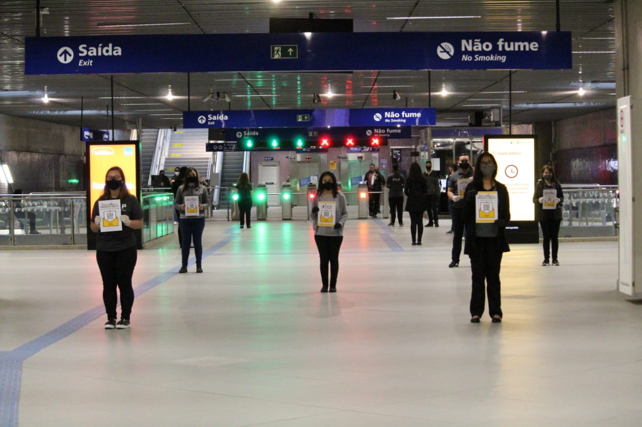 Imagem de capa - Setembro Amarelo: Campanha ‘Vida Sobre Trilhos’ desembarca na Estação Capão Redondo
