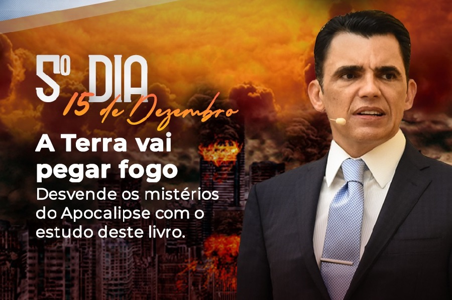 Imagem de capa - Dica para o Jejum de Daniel: Estudo do Livro A Terra vai pegar fogo, com o Bispo Júlio Freitas