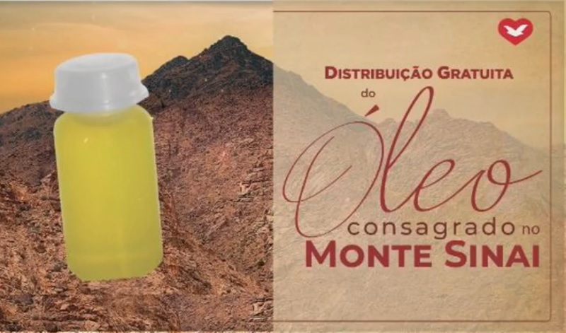 Imagem de capa - 26 de janeiro: receba o azeite consagrado no Monte Sinai
