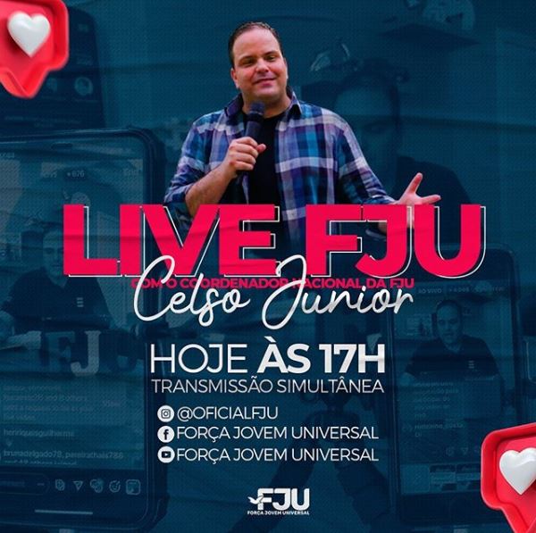 Imagem de capa - ATENÇÃO FJU: live especial com o Bispo Celso Junior 