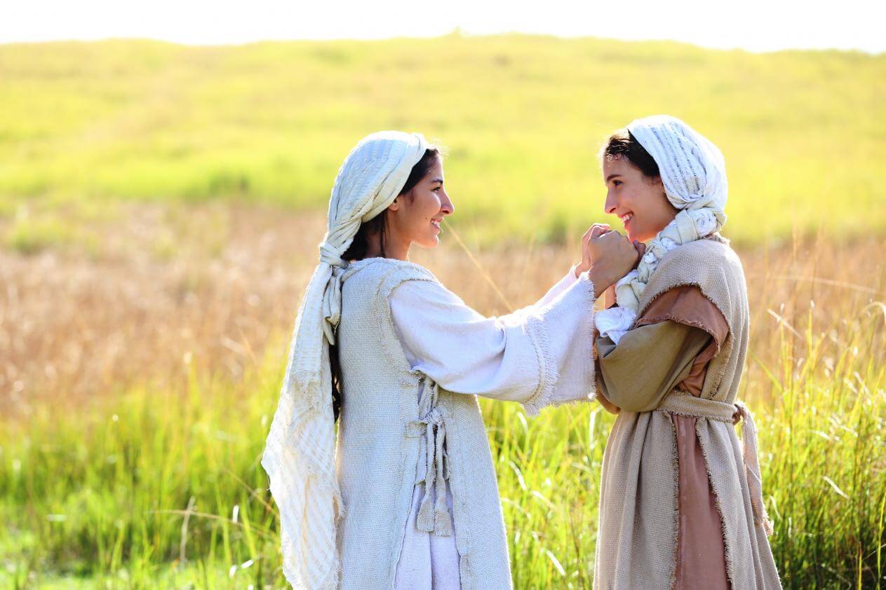 Imagem de capa - Novela Jesus: Maria encontra com Mirian e revela que está grávida