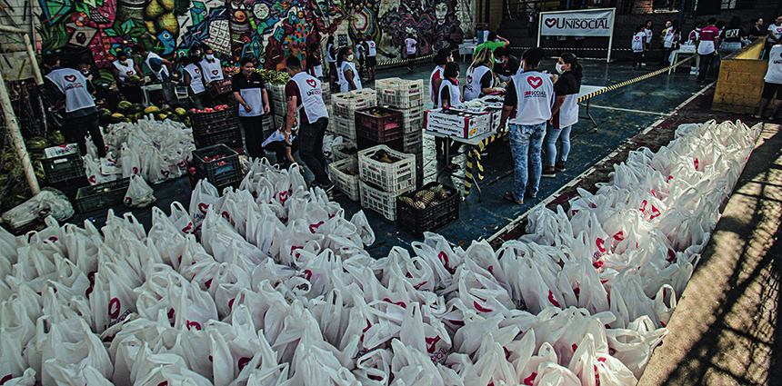 Imagem de capa - Doação de 359 toneladas de alimentos para ajudar quem está sem renda