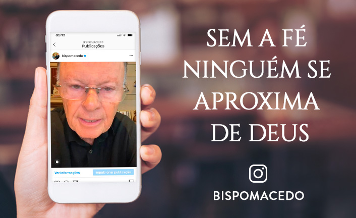 Imagem de capa - Sem a fé ninguém se aproxima de Deus