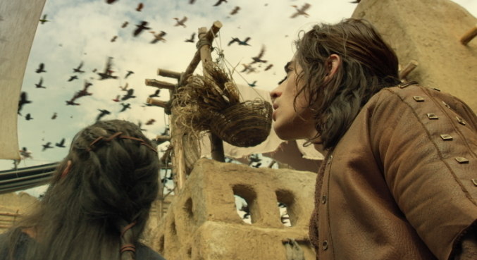 Gênesis efeitos especiais pássaros arca de noé