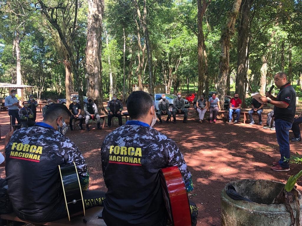Imagem de capa - UFP realiza momento de reflexão com agentes da Força Nacional de Foz de Iguaçu