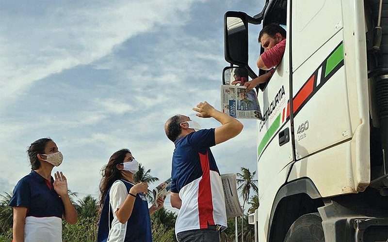 Imagem de capa - Motoristas foram valorizados durante ação em Parnamirim, no estado do Rio Grande do Norte