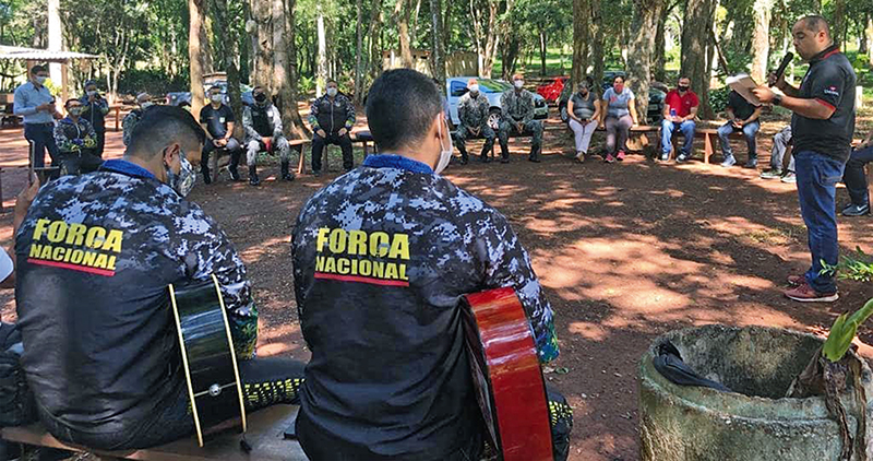 Imagem de capa - UFP realiza momento de reflexão com agentes da Força Nacional de Foz de Iguaçu (PR)