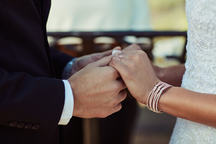 Joined in holy matrimony