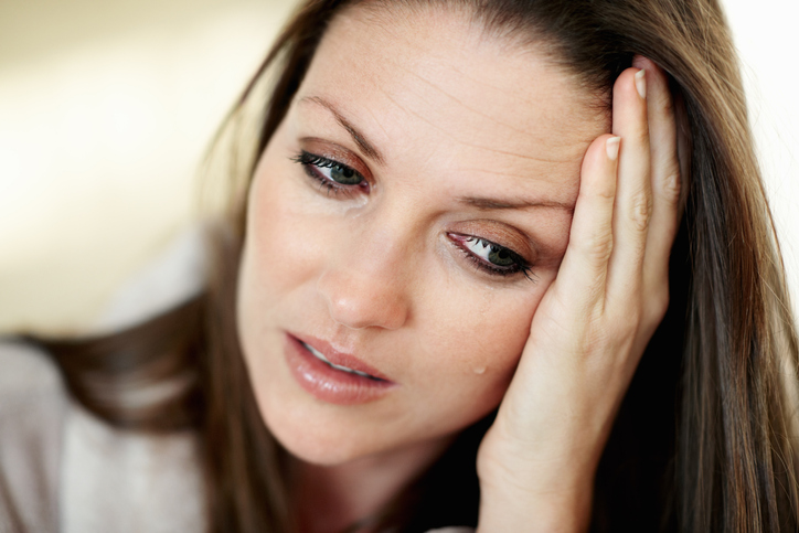 Woman crying