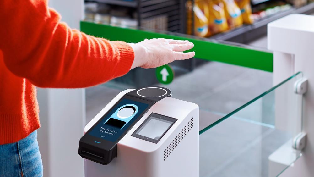 Imagem de capa - Amazon divulga sistema de pagamentos com a palma da mão em supermercado