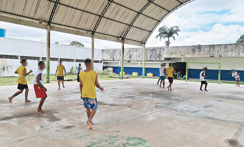 Futebol pacifica menores que cumprem medida socioeducativa