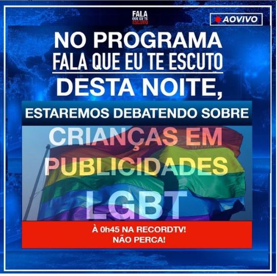 Imagem de capa - Fala que eu te escuto: crianças em propagandas LGBT