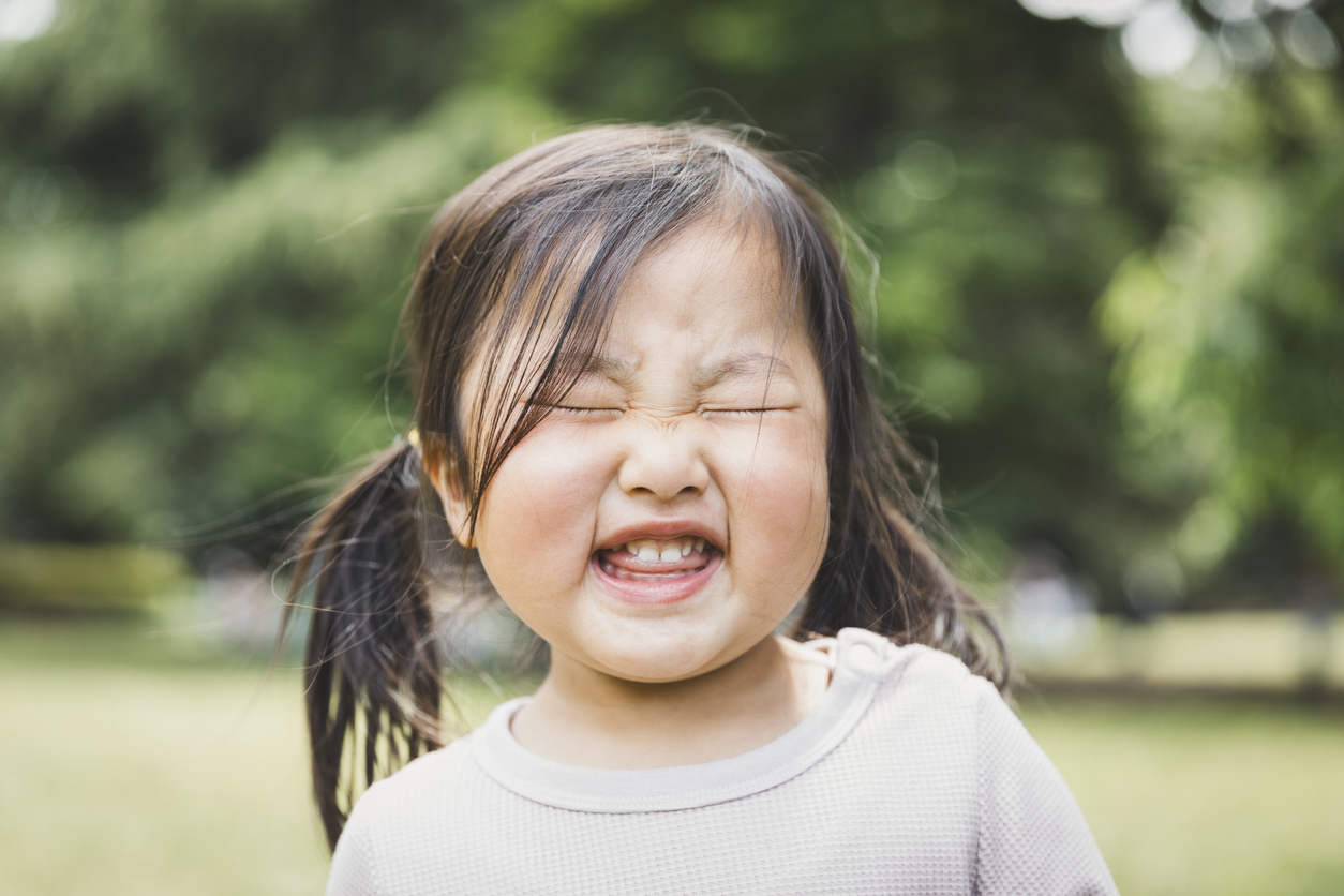 Portrait of girl in the park