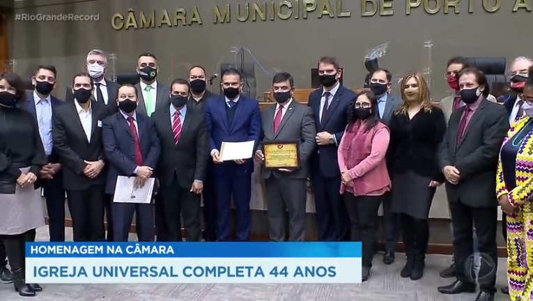 Homenagem câmara porto alegre