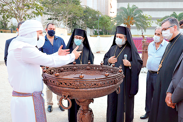 Autoridades da Igreja Ortodoxa Antioquina fazem tour no  Jardim Bíblico