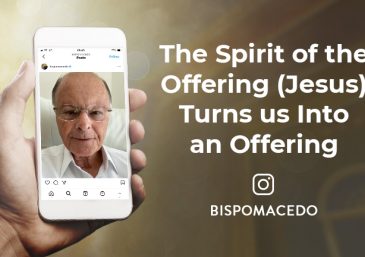 The Spirit of the Offering (Jesus) Turns us Into an Offering