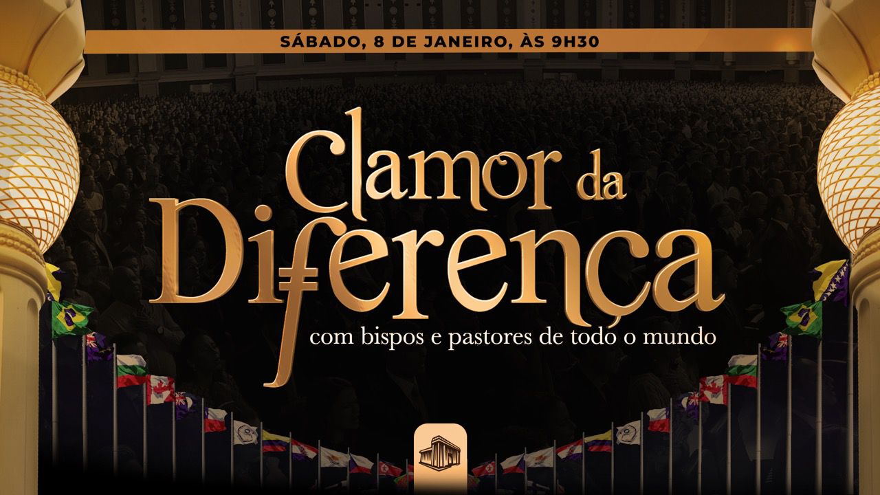 Imagem de capa - Bispos e Pastores dos cinco continentes participarão do ‘Clamor da Diferença’ no Templo de Salomão