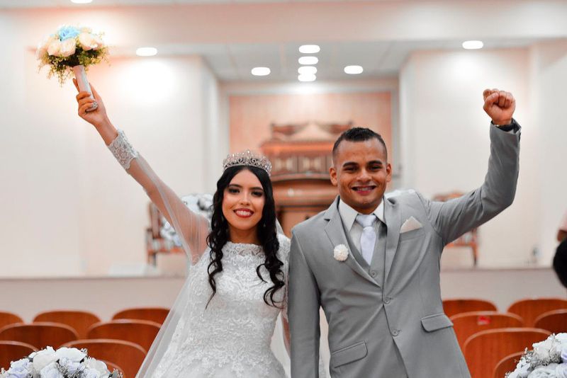 Casei na Universal: Pastor David e sua noiva Thalya