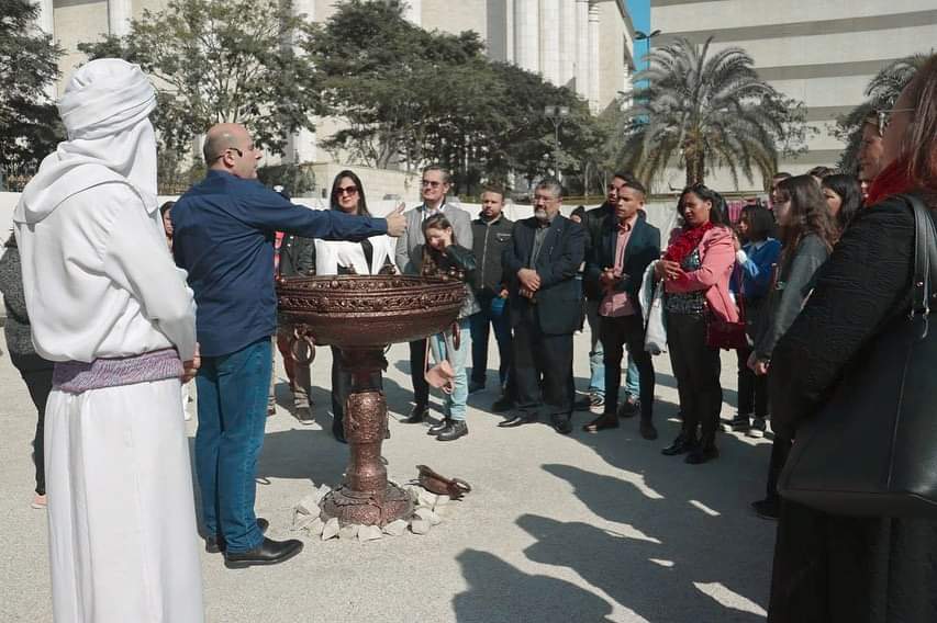 Imagem de capa - Parceiros do Unigrejas participam do tour no Jardim Bíblico