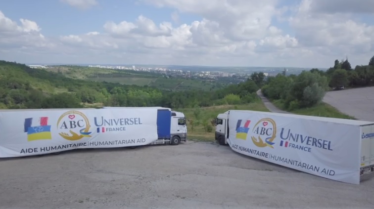 Universal Moldávia recebe 40 toneladas de alimentos enviados pela França