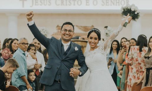 Pastor Ronimar e sua noiva Larissa