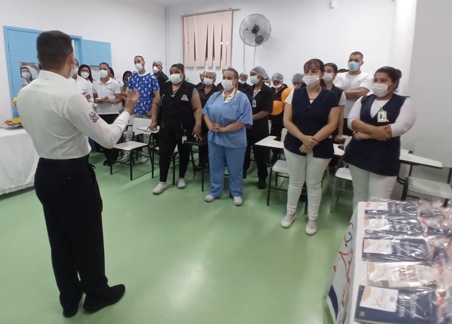 Grupo da Saúde presta apoio a profissionais em hospital de Guarulhos