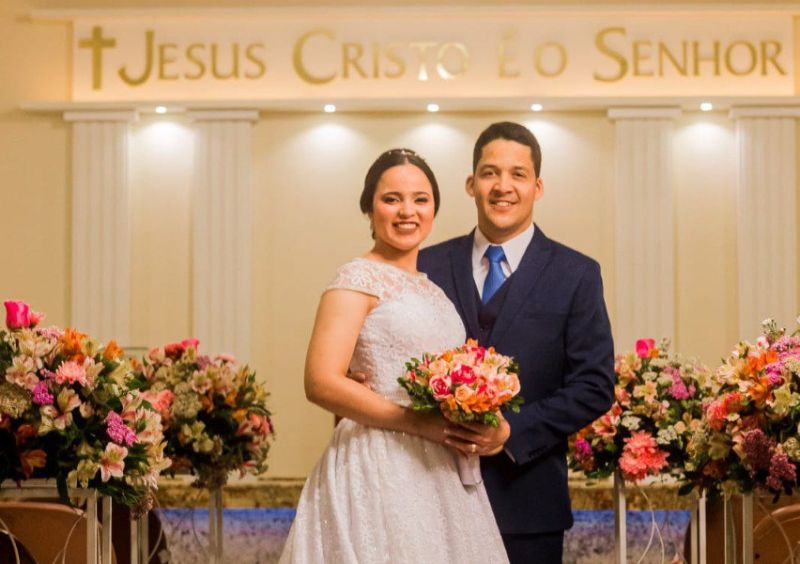 Pastor Filipe e a sua noiva Luciana