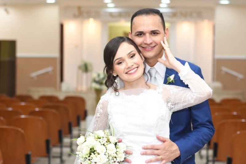 Pastor Jeferson e sua noiva Joici