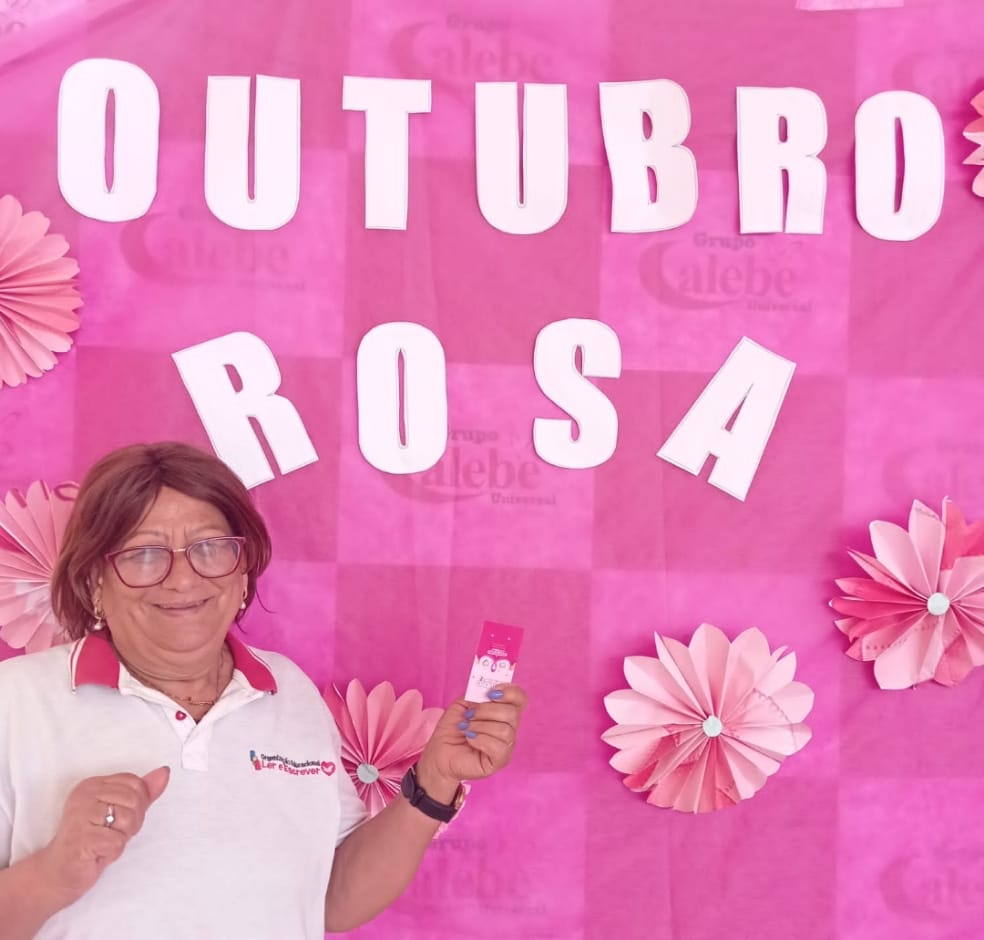 Imagem de capa - Campanha Outubro Rosa é realizada pelo Calebe Universal